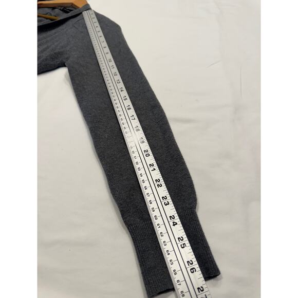 KERSH Essentials Women's Open Front Cardigan Sweater S Dark Gray Long Sleeve - Picture 7 of 8